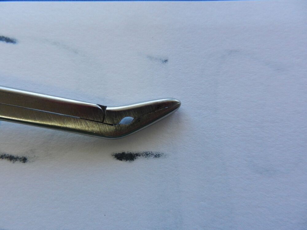E5761 Aesculap FF806R Love Gruenwald Up Biting 3.0mm x 10mm Rongeur 18cm Long - Image 3