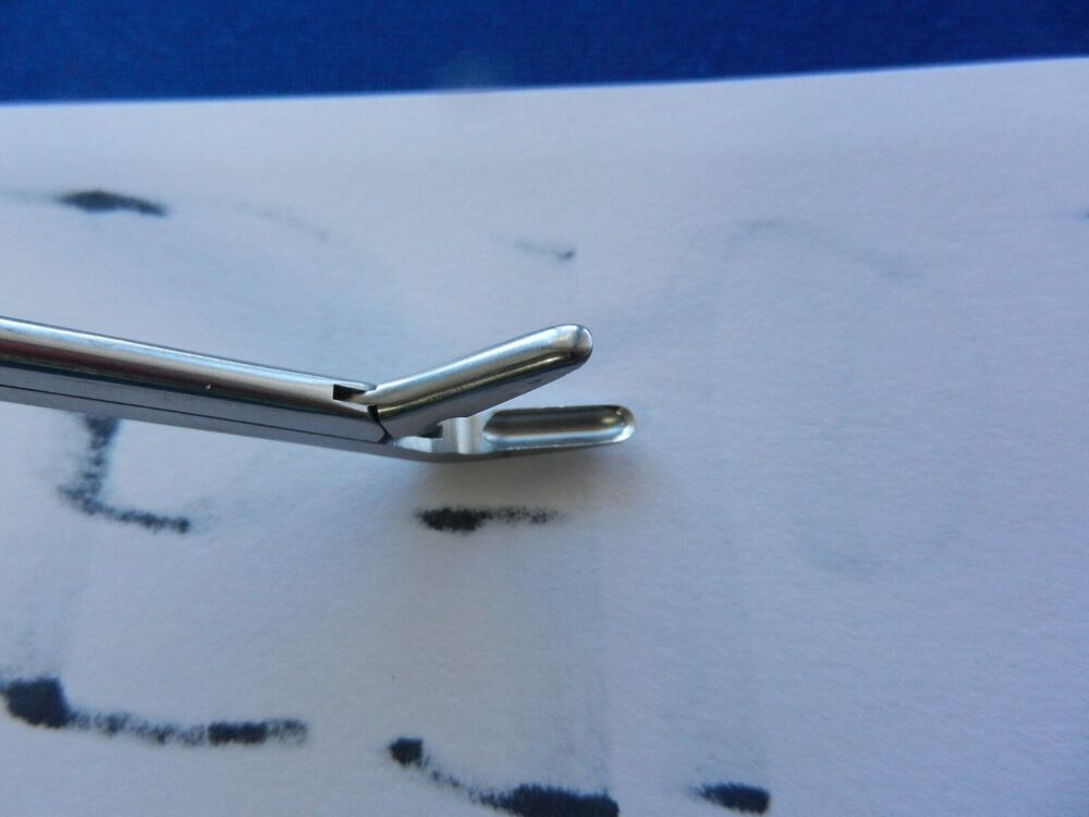 E5761 Aesculap FF806R Love Gruenwald Up Biting 3.0mm x 10mm Rongeur 18cm Long - Image 4