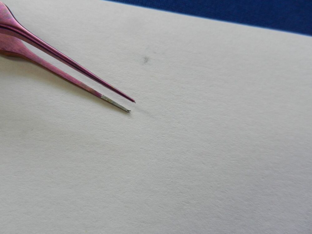 E7429 Ambler OF045-01 Castroviejo Straight 1x2 Tooth Forceps - Image 3