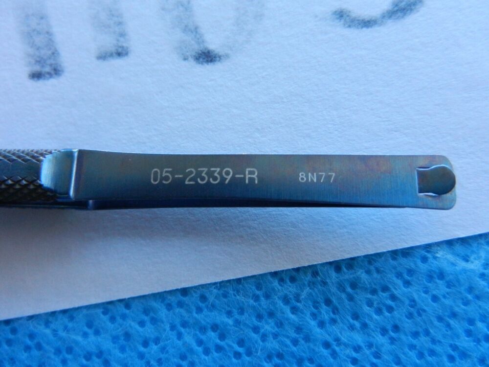 D2482 Rhein Surgical Titanium Ophthalmic Forceps 05-2339-R - Image 4