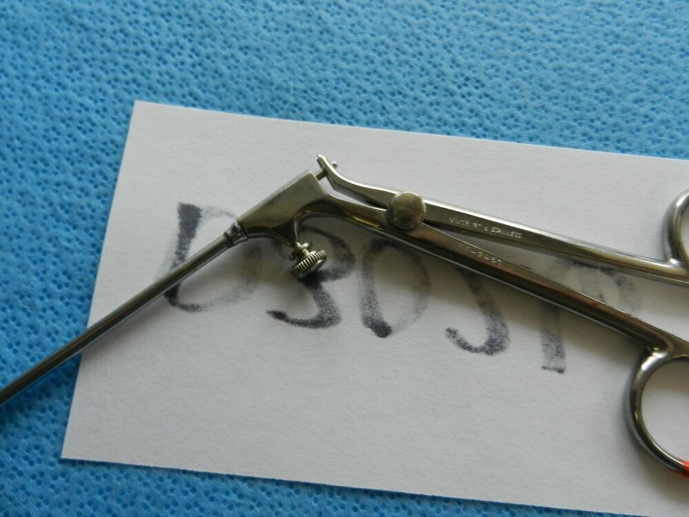 D3026 V. Mueller Surgical 4 X 11mm 45cm Yankauer-Little Forceps BE2461 - Image 4