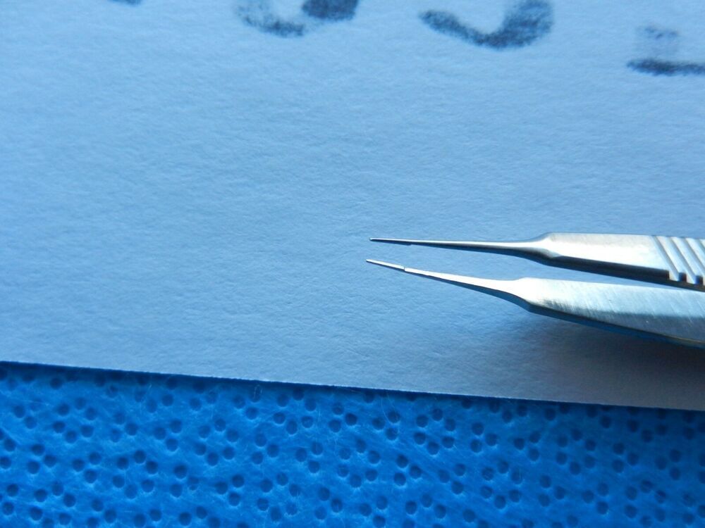D1927 V. Mueller Surgical Mcpherson Iris Forceps OP3495 - Image 3