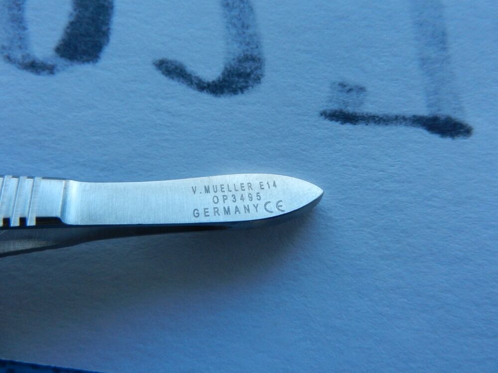 D1927 V. Mueller Surgical Mcpherson Iris Forceps OP3495 - Image 4