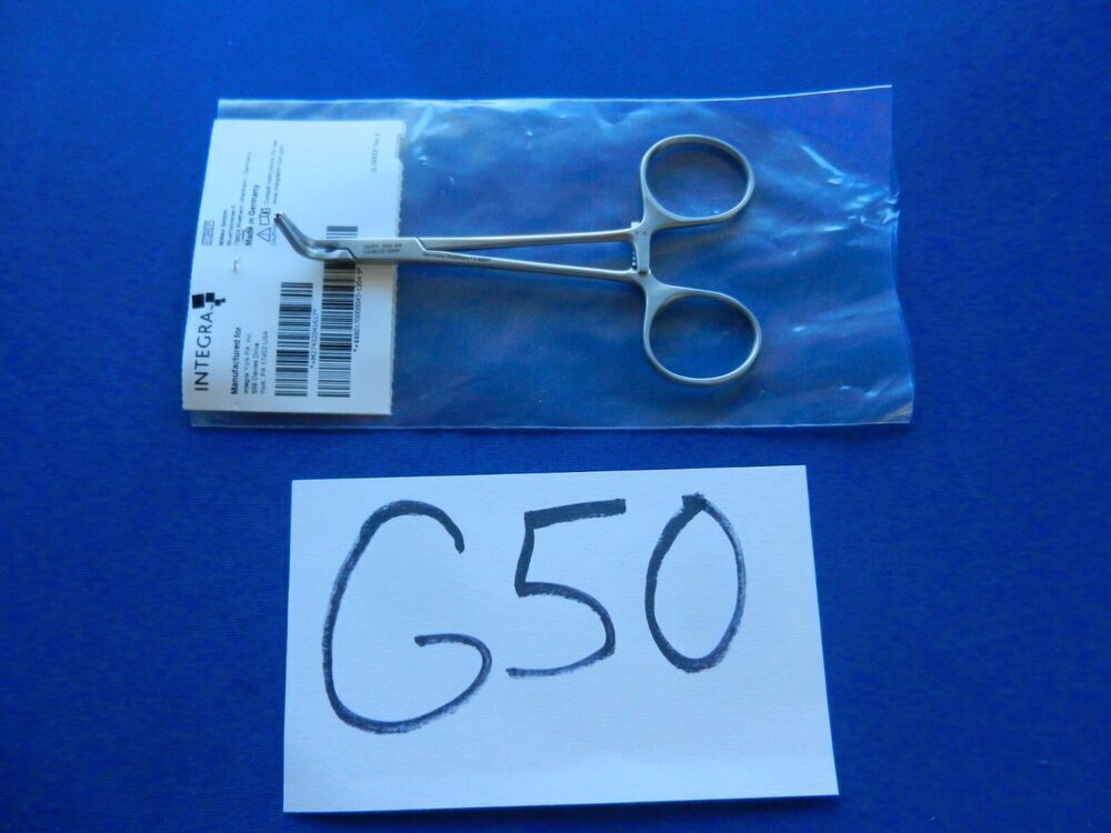 G50 Jarit 320-416 Cooley Cardio-Grip Right Angled Forceps 3-1/2" NEW!