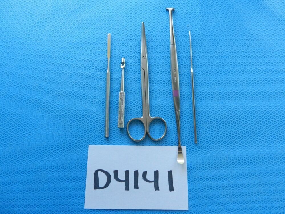 D4141 Storz Pilling Surgical ENT Instruments Lot Of 5