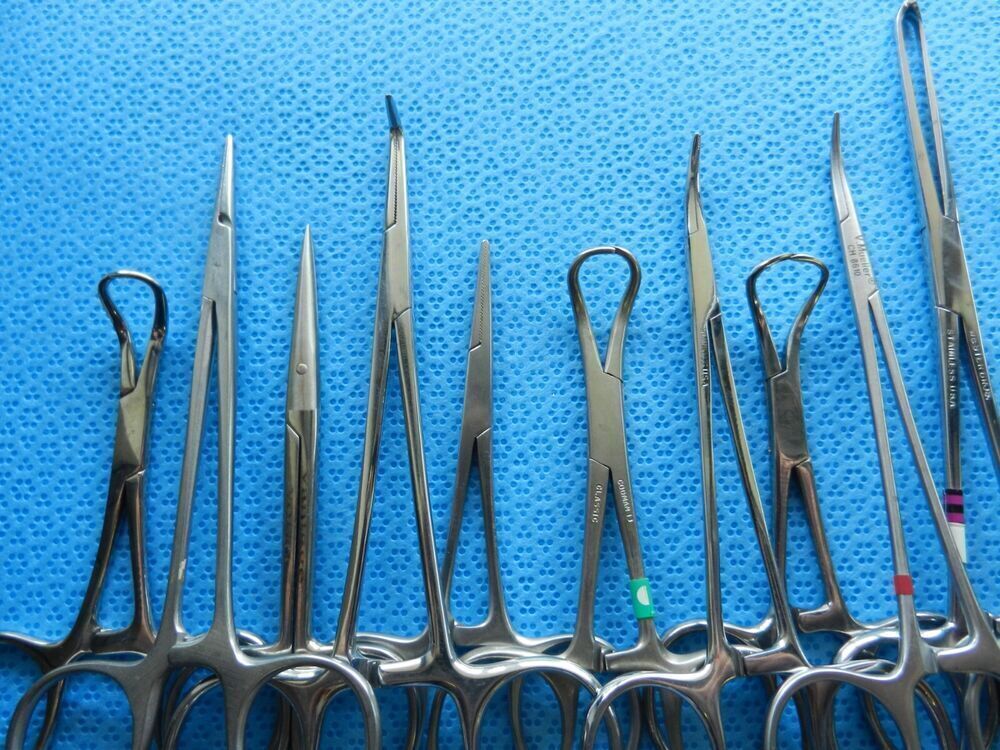 D4251 Codman Pilling V. Mueller Surgical Forceps Lot Of 15 - Image 3
