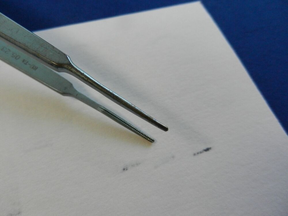 Wexler FL0820.2 Gerald DeBakey Straight 1.0mm Titanium Forceps 18.5cm Length - Image 3