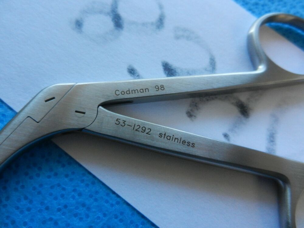 Codman Surgical Orthopedic 2 X 10mm Cushing IVD Rongeur 53-1292 NEW! - Image 5