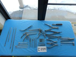 D7284 KMedic Jarit Lot of Orthopedic Instruments Rongeurs, Bits, etc.
