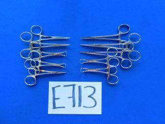 E713 Jarit Codman V. Mueller Lot of 10 Forceps 9-14.5cm Overall Length