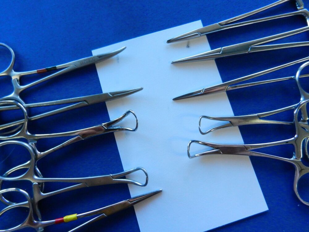 E713 Jarit Codman V. Mueller Lot of 10 Forceps 9-14.5cm Overall Length - Image 5