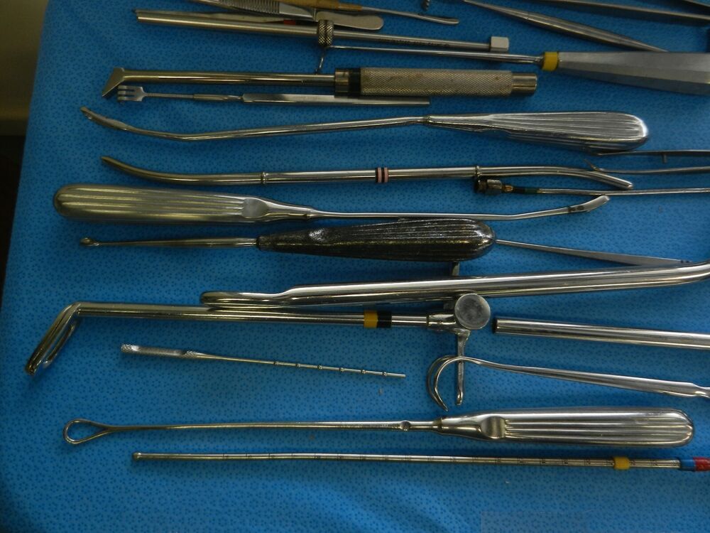 Codman V. Mueller Zimmer Surgical Instrument Set W/ Case - Image 5
