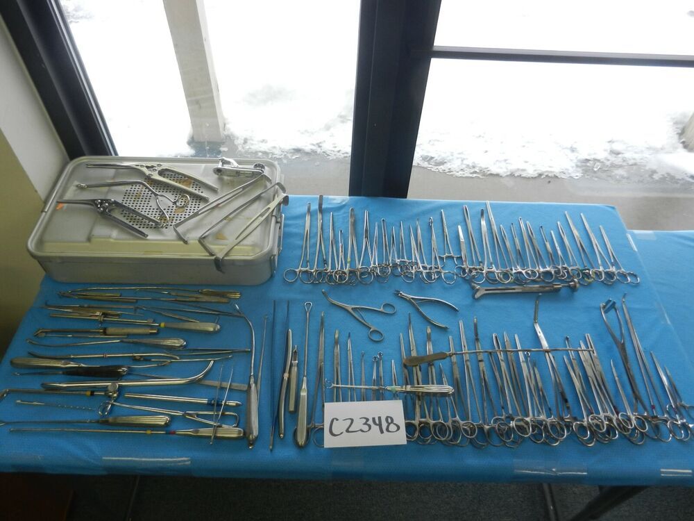 Codman V. Mueller Zimmer Surgical Instrument Set W/ Case