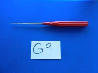 G9 Boss Surgical 70-8720 Straight Lumbar Curette Red 6/0 13-3/4"