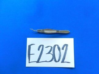 E2302 Storz E1785 Castroviejo 0.5mm Bayonet Forceps 106mm Length