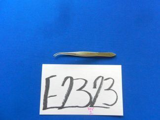 E2323 Codman 30-6532 Curved 1x2 Tooth Iris Forceps