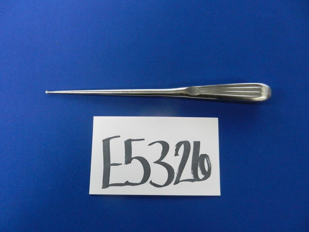 E5326 Zimmer 3675-00-01 Straight Size 000 Oval Cup Curette