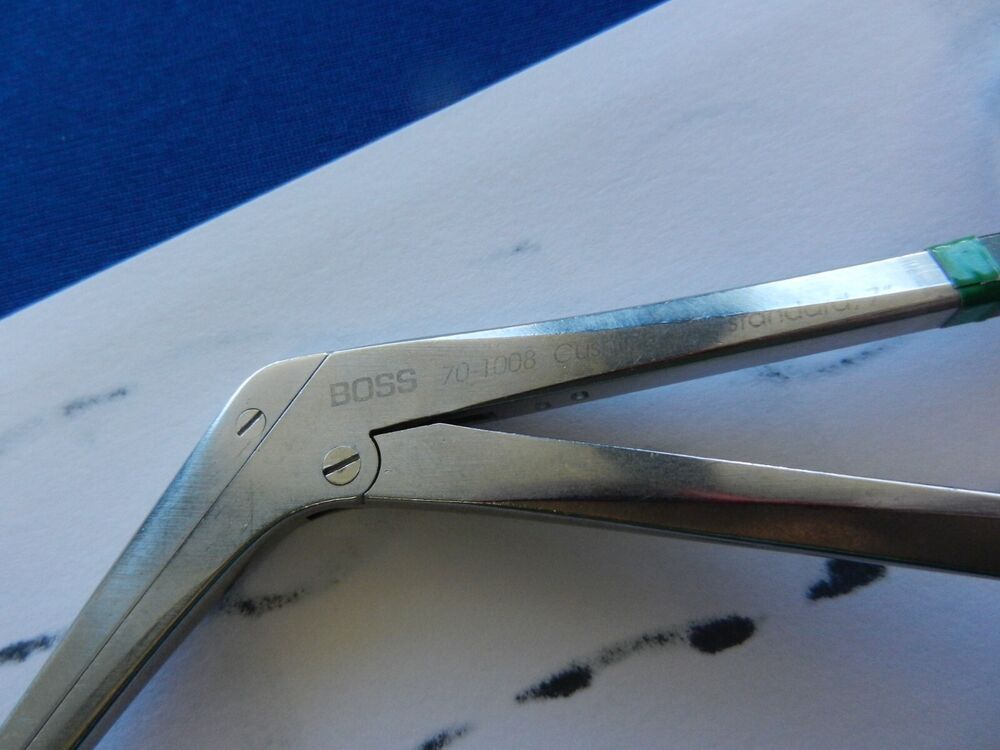 E5758 Aesculap FF810R Love Gruenwald Down Biting 3.0mm x 10mm Rongeur 18cm - Image 5