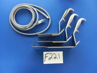 F221 ESI Fiber Optic St. Mark Pelvic Retractor Set w/ Cable