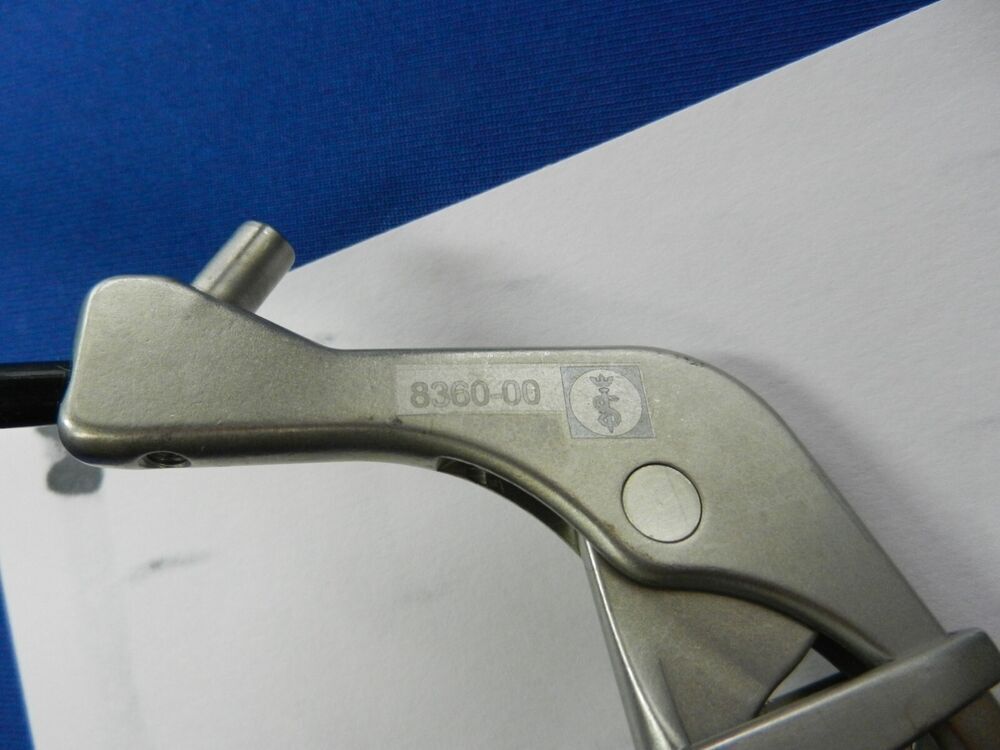 E6009 Aesculap 8360-00 Prestige Atraumatic Single Action Slide Lock Grasper 5mm - Image 6