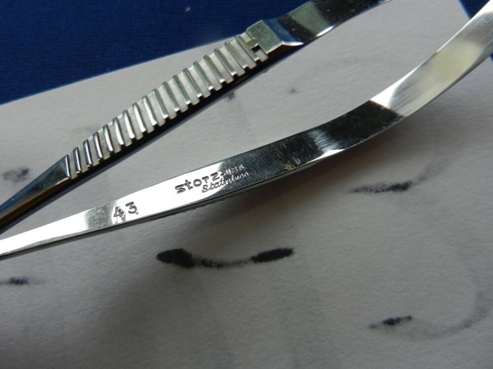 E7143 Storz E3340 Straight Fine Stitch Scissors 11.2cm Overall Length - Image 5