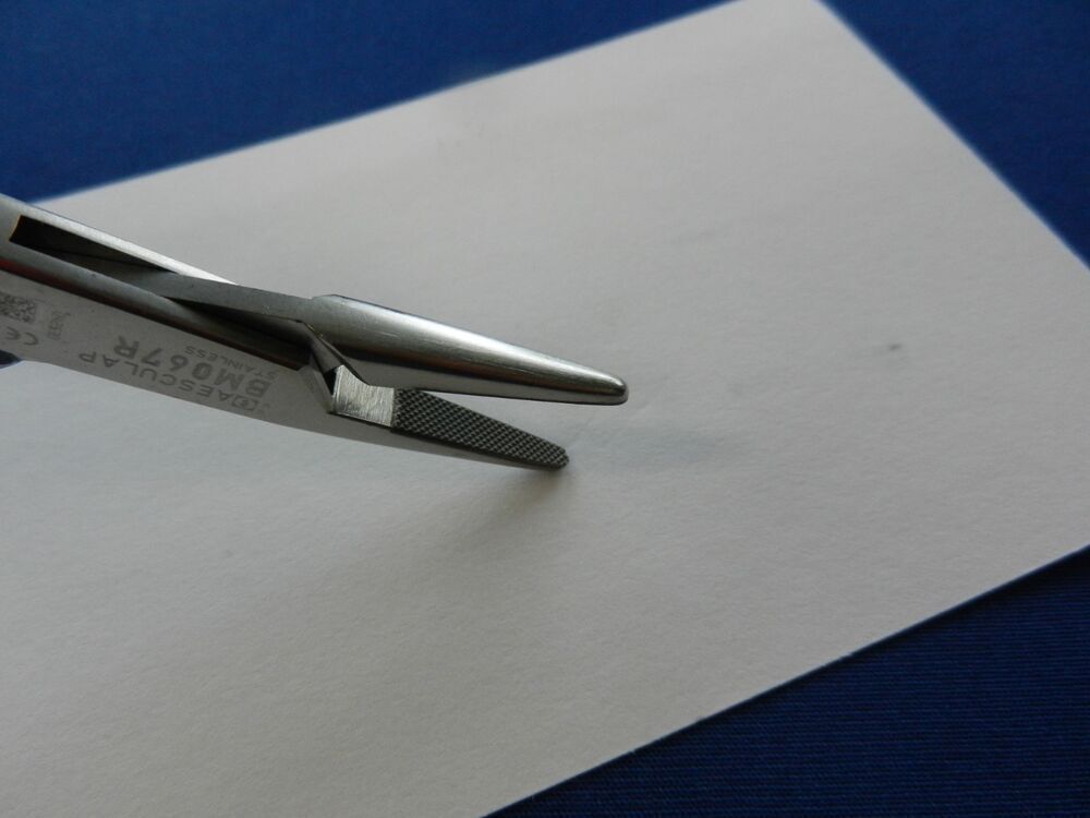 Aesculap BM067R Mayo Hegar Straight Durogrip Needle Holder 20.5cm Overall Length - Image 4