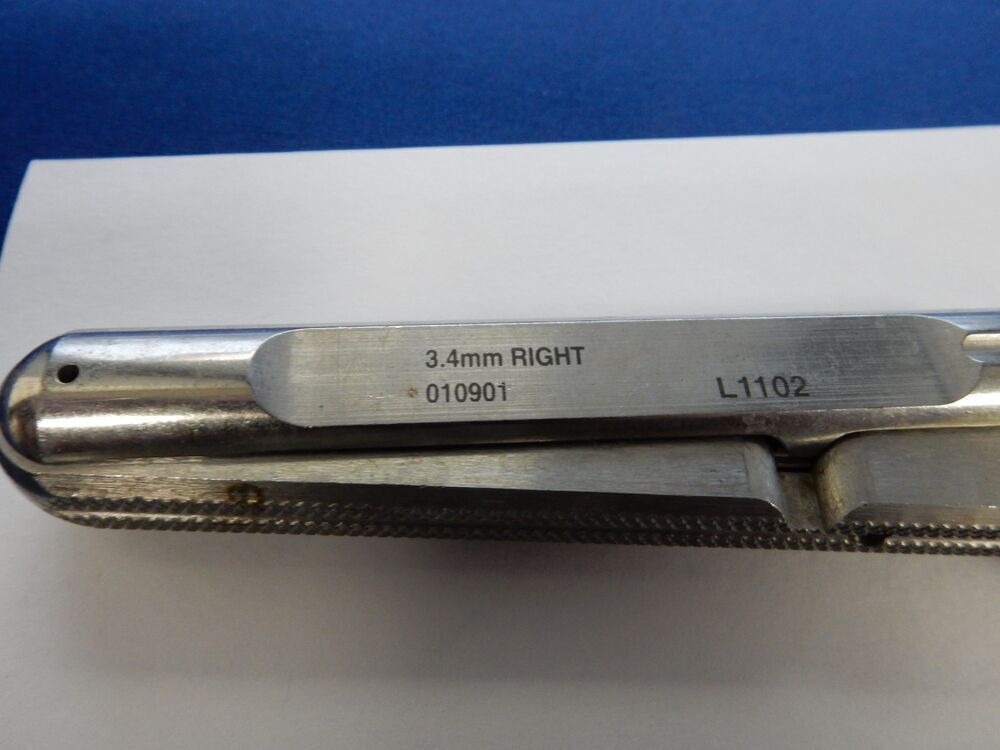 Acufex 010901 Cigar Handle 3.4mm RIGHT Arthroscopic Basket Punch - Image 3