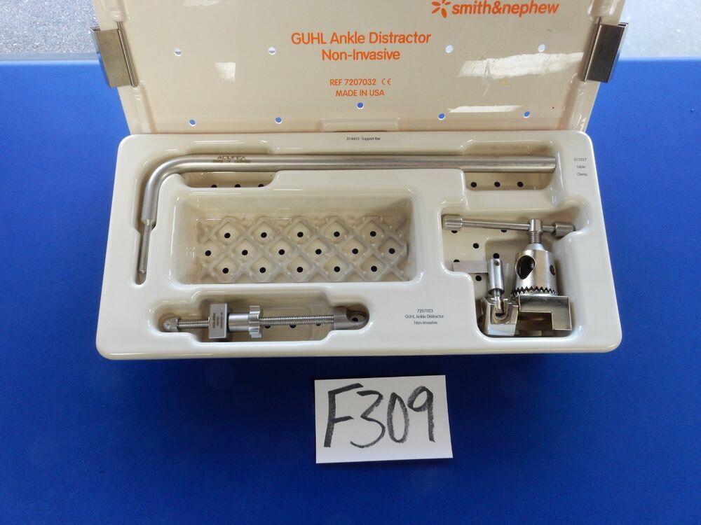 Smith & Nephew Acufex 7207032 GUHL Ankle Distractor Set w/ Case Complete