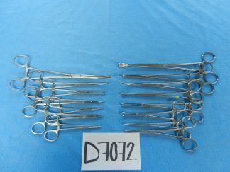 D7072 Pilling Weck Symmetry Codman Surgical Forceps Lot of 15 12.5-25cm