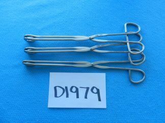 D1979 KMedic Surgical Sterilizer Forceps Lot Of 3