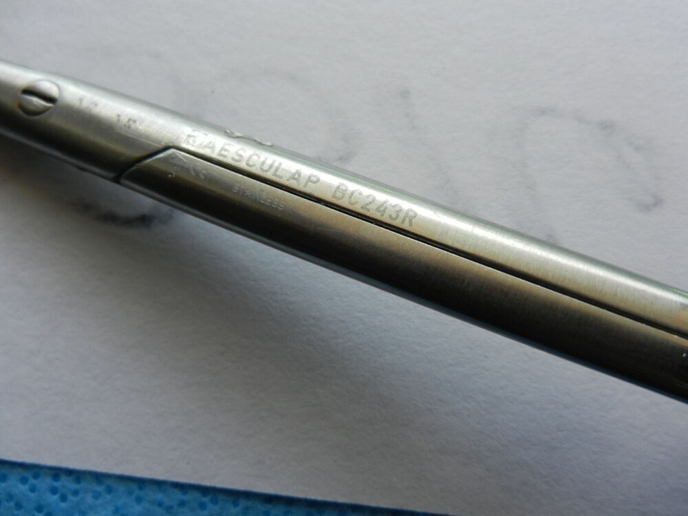 D3576 Aesculap Surgical 6-1/2in Mayo Scissors BC243R - Image 4