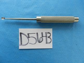 D5643 Zimmer Heavy Duty Orthopedic Straight Curette Size 6 28cm