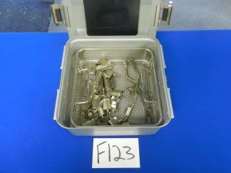 F123 Codman Hollis Cloward Cervical Retractor Set w/ Case