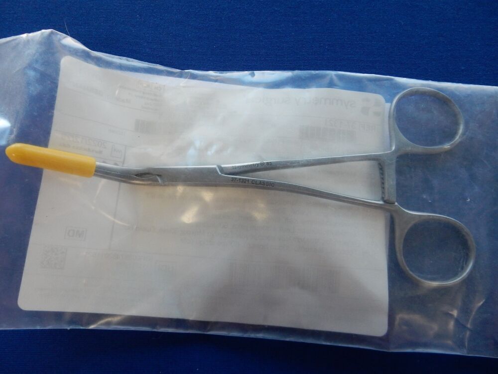 **NEW** Symmetry 37-1321 DeBakey Long 60 Degree Angled Multi Purpose Clamp - Image 3
