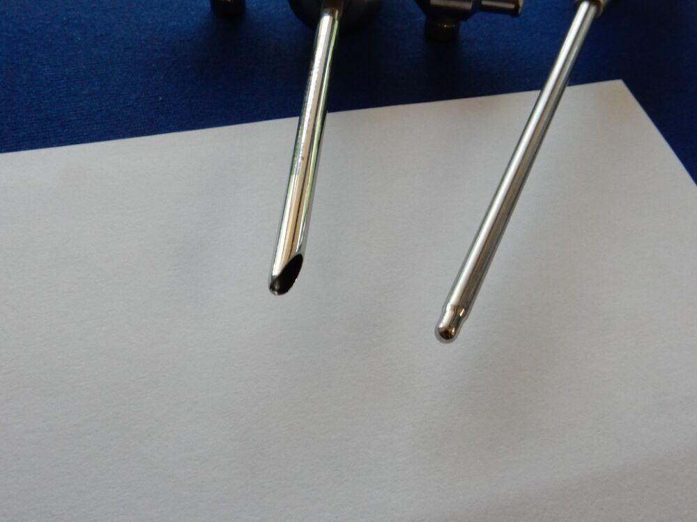Stryker 502-714-560 4.0mm Cannula with 2 Rotating Stopcocks and Obturator - Image 3