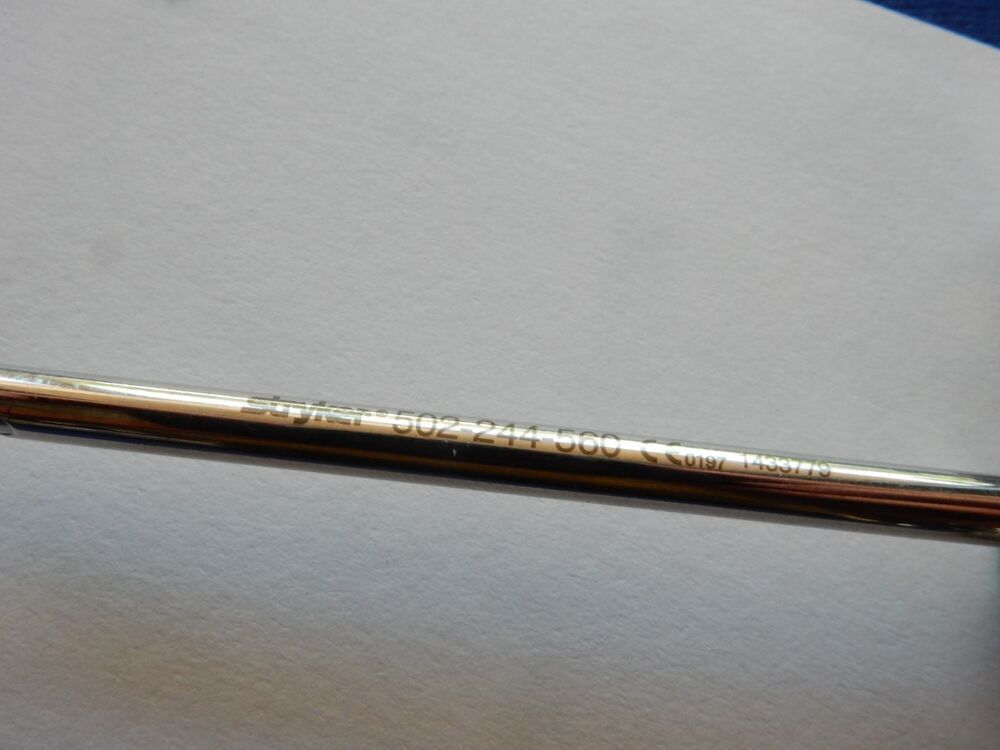 Stryker 502-714-560 4.0mm Cannula with 2 Rotating Stopcocks and Obturator - Image 5