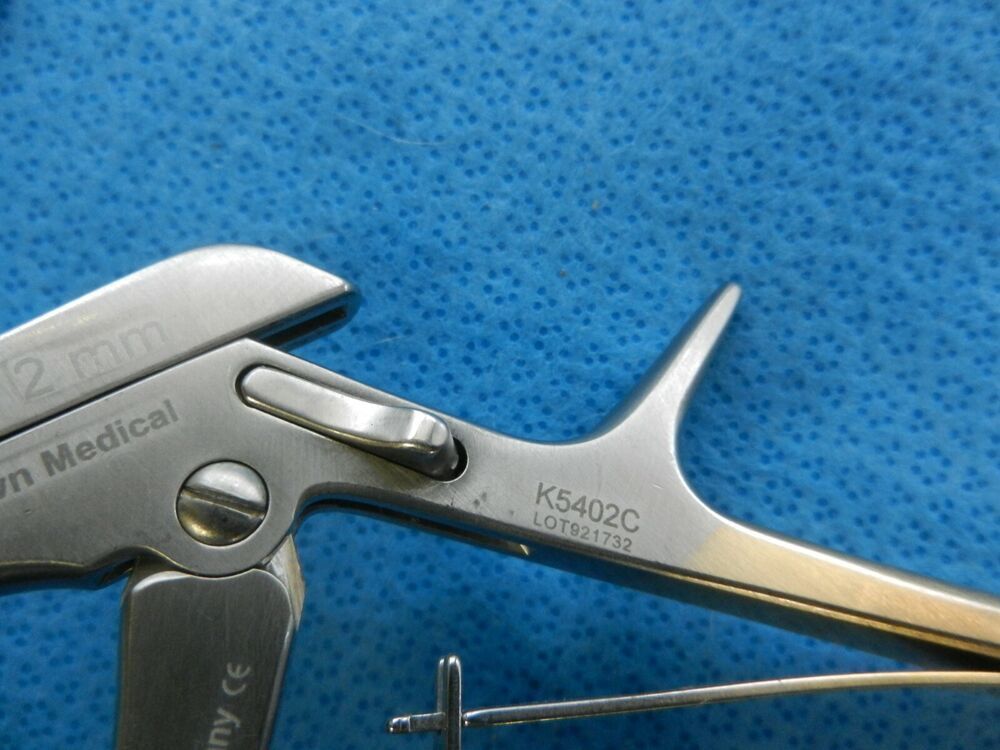 Maxtown Medical Surgical Orthopedic 2mm 40 Deg 9in Kerrison Rongeur K5402C - Image 6