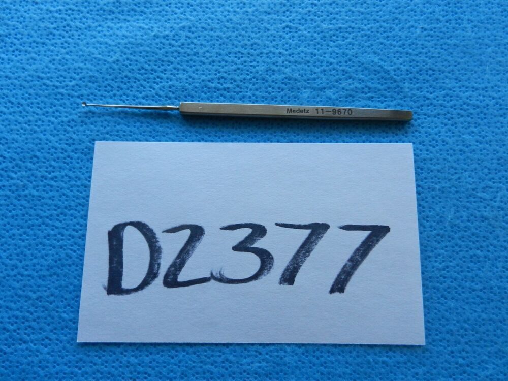 D2377 Medetz Surgical Ophthalmic Size 1 Curette 11-9670