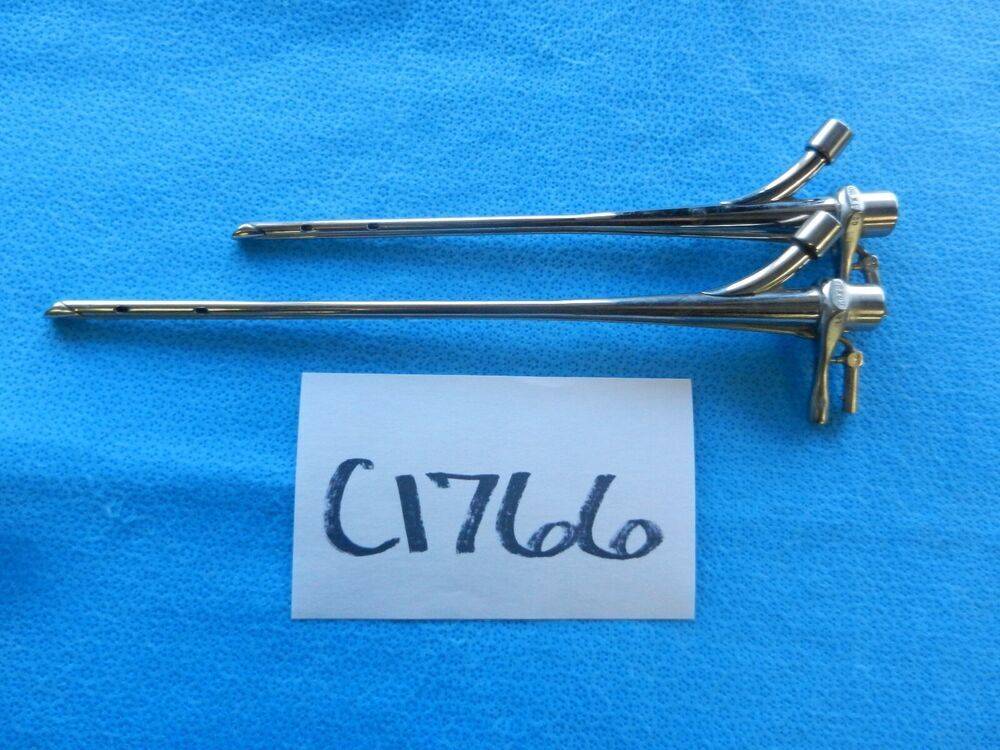 Pilling Surgical ENT Bronchoscopes Lot Of 2
