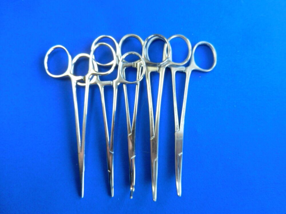 E642 V. Mueller Symmetry Codman Lot of 10 Forceps 12-15cm Overall Length - Image 4