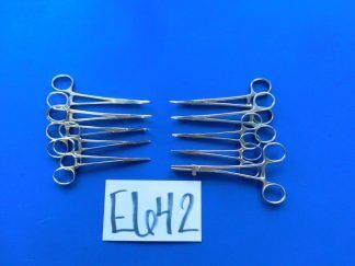 E642 V. Mueller Symmetry Codman Lot of 10 Forceps 12-15cm Overall Length