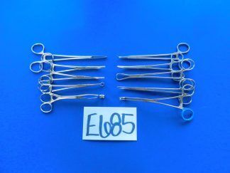 E685 Jarit V. Mueller Codman Lot of 10 Forceps 16-19.5cm Overall Length