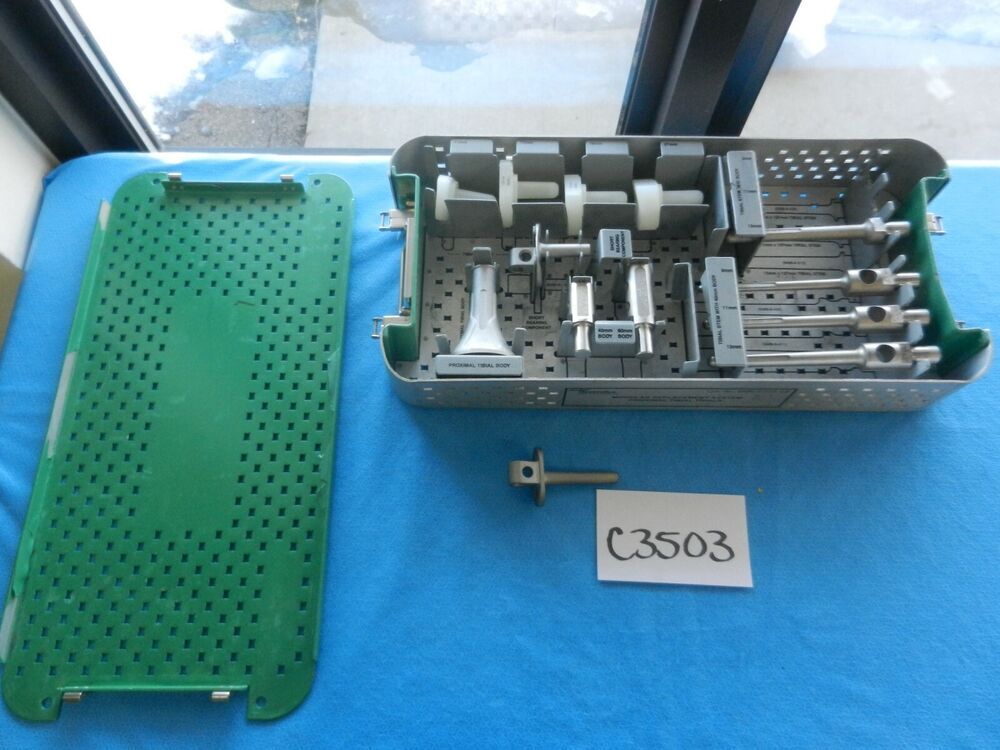Stryker Surgical Orthopedic Modular Proximal Tibial Instruments W/ Case