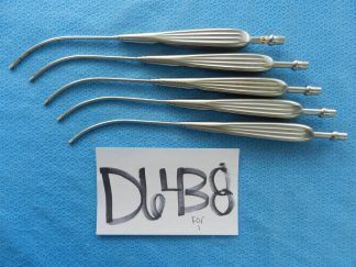 D6438 Aesculap Andrew Pynchon Surgical Suction Connecter Tubing Lot of 5 MD613R