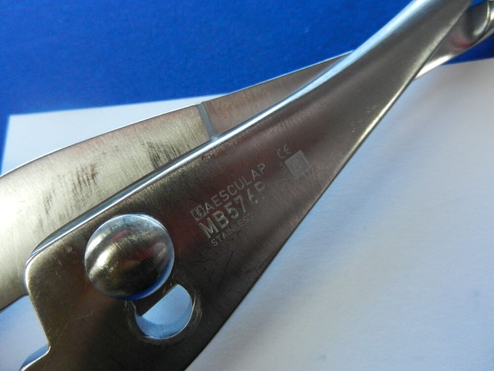 E4430 Aesculap MB576R Orthopedic Utility Pliers 7.75" Overall Length - Image 5