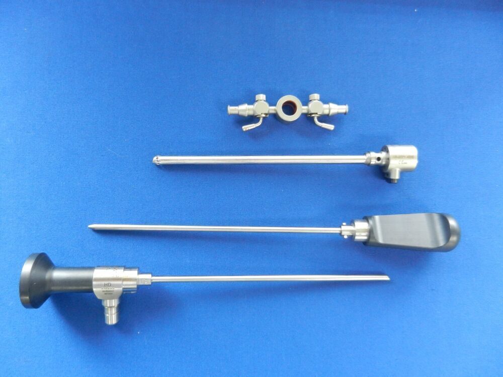 F216 Arthrex AR-3350-4030 4.0mm 30° HD Arthroscope w/ Camera Head & Extras - Image 3