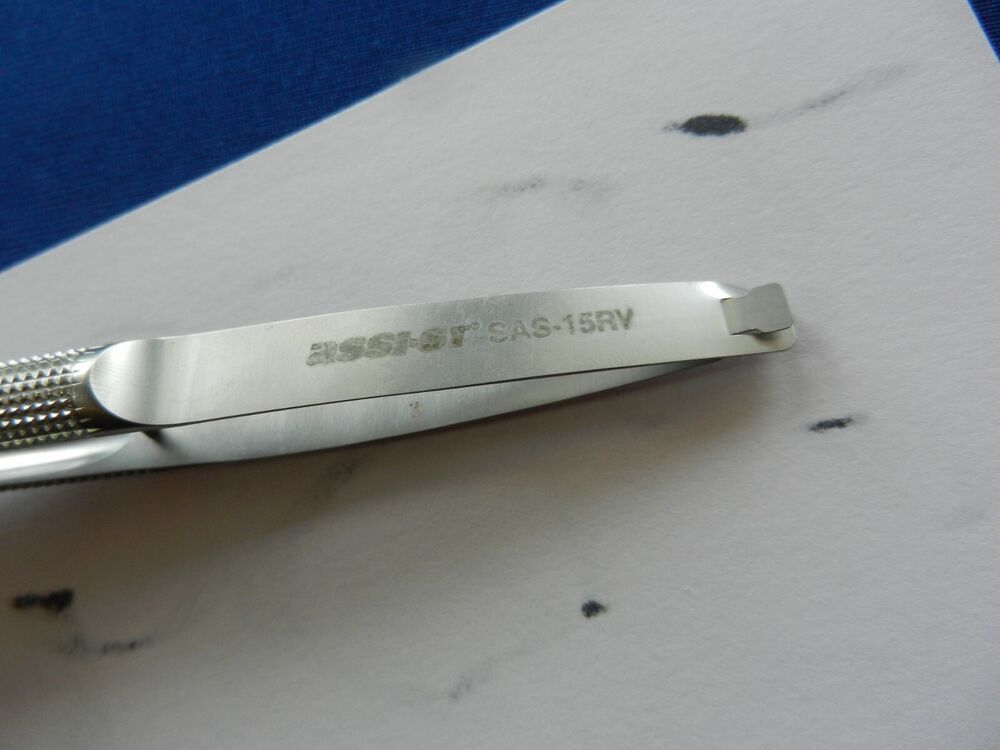 E5862 ASSI SAS-15RV Vannas Straight 8.0mm Pattern Scissors - Image 5