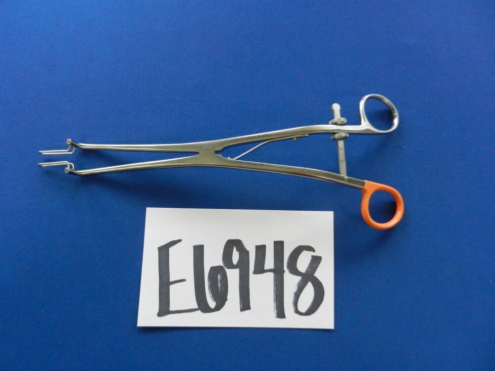 E6948 Miltex 30-1350 Kogan Fenestrated Jaw Speculum with Gauge 7x25mm