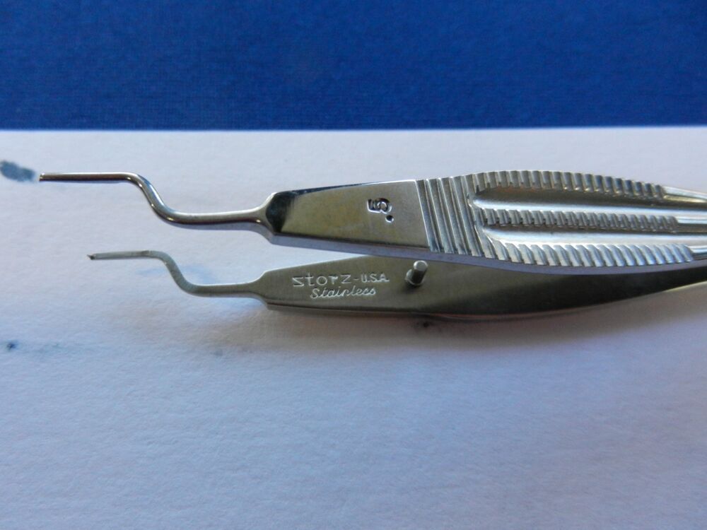 Storz E1785 Castroviejo Bayonet Forceps 10.6cm Overall Length - Image 6
