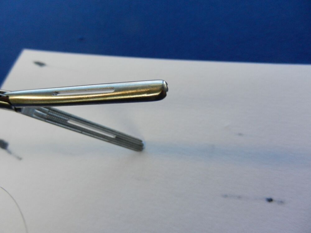V. Mueller LA8240 DeBakey Straight Double Action Insulated Forceps 5mm x 35cm - Image 4